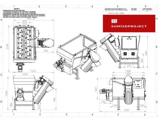 SMO-2m³电动固定式自动卸料饲料混合机缩略图